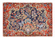 Rafsanjan Teppich 64x92cm - Perserteppich - mehrfarbig