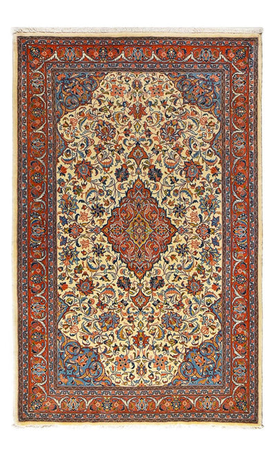 Sarough Teppich 132x215cm - Perserteppich - sand
