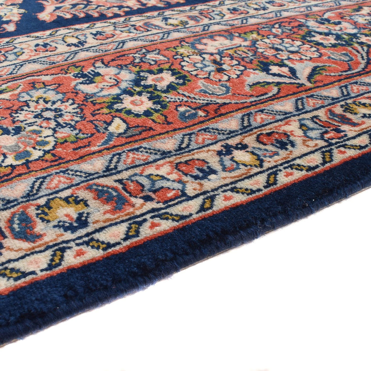 Sarough Teppich 215x247cm - Perserteppich - dunkelblau