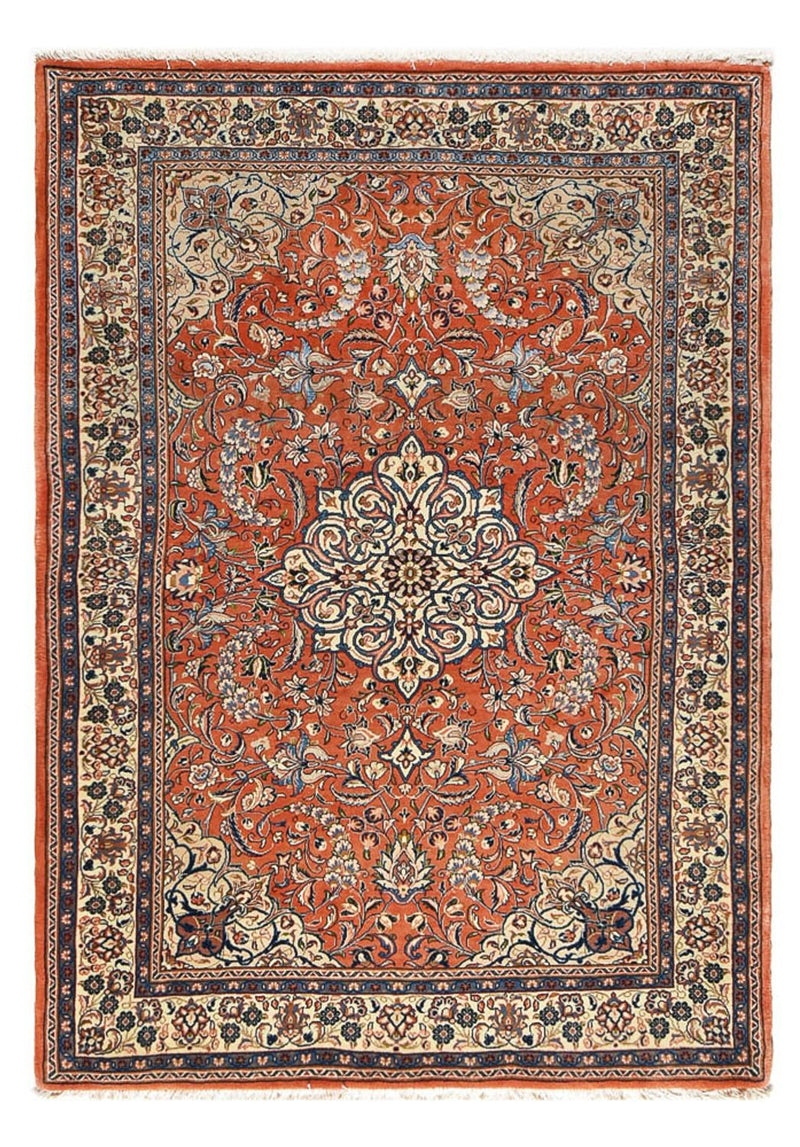 Sarough Teppich 144x209cm - Perserteppich - rot