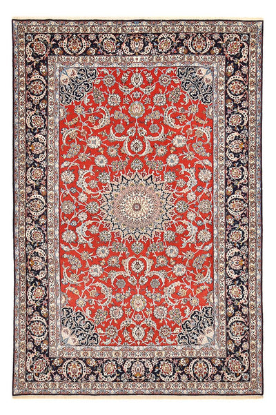 Isfahan Teppich 200x300cm - Perserteppich - rot
