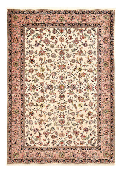 Täbriz - 50 Raj Teppich 204x294cm - Perserteppich - beige