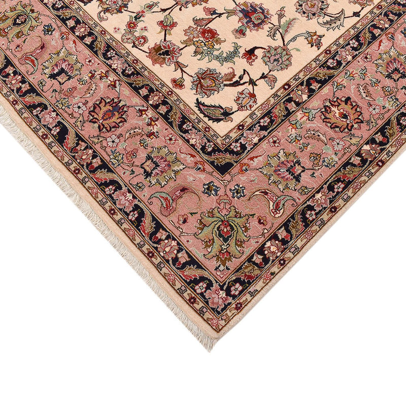 Täbriz - 50 Raj Teppich 204x294cm - Perserteppich - beige