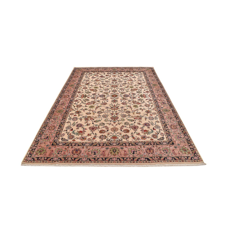 Täbriz - 50 Raj Teppich 204x294cm - Perserteppich - beige