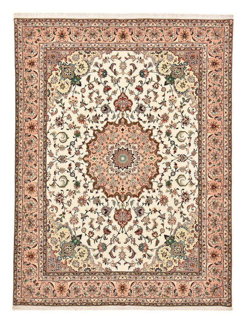 Täbriz - 50 Raj Teppich 204x266cm - Perserteppich - mehrfarbig