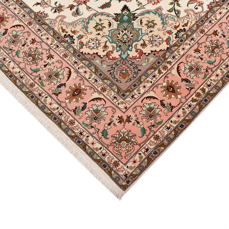 Täbriz - 50 Raj Teppich 204x266cm - Perserteppich - mehrfarbig