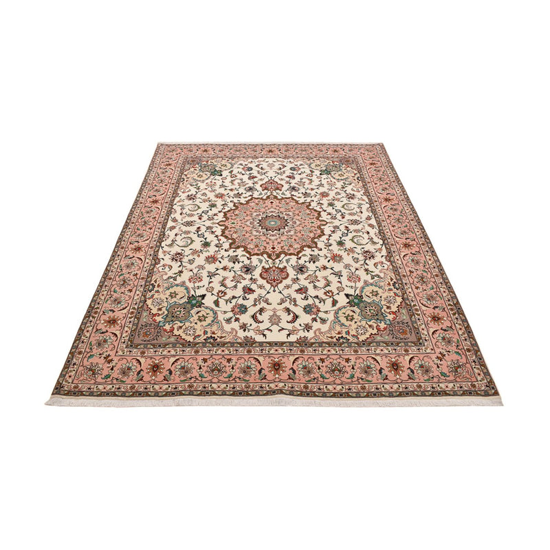 Täbriz - 50 Raj Teppich 204x266cm - Perserteppich - mehrfarbig