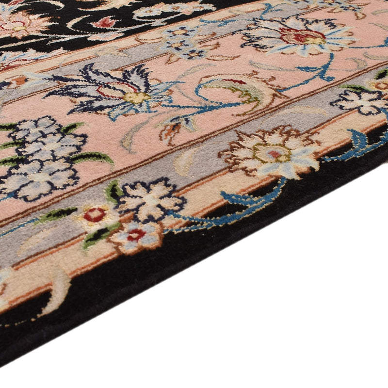 Täbriz - 50 Raj Teppich 158x255cm - Perserteppich - dunkelblau