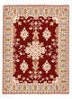 Täbriz - 50 Raj Teppich 152x203cm - Perserteppich - rot