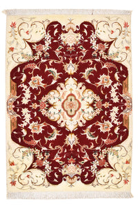 Täbriz - 50 Raj Teppich 60x90cm - Perserteppich - rot – product image