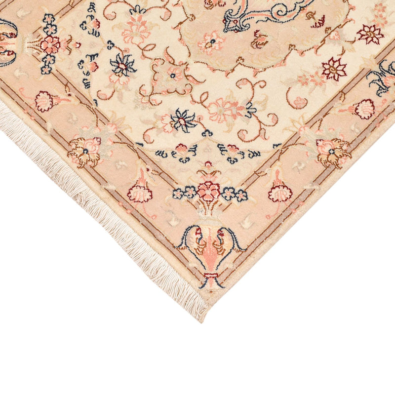 Täbriz - 50 Raj Teppich 60x91cm - Perserteppich - creme