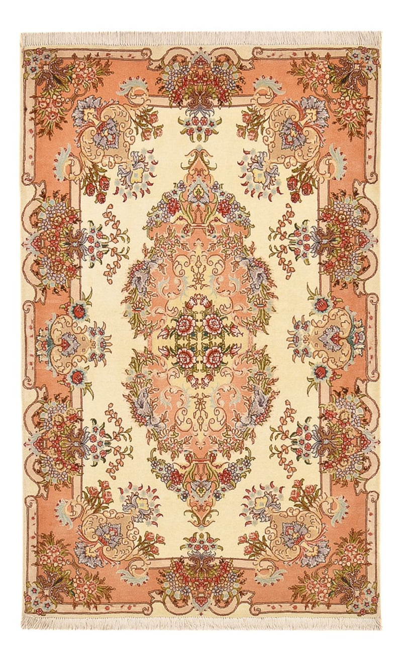 Täbriz - 50 Raj Teppich 104x169cm - Perserteppich - beige