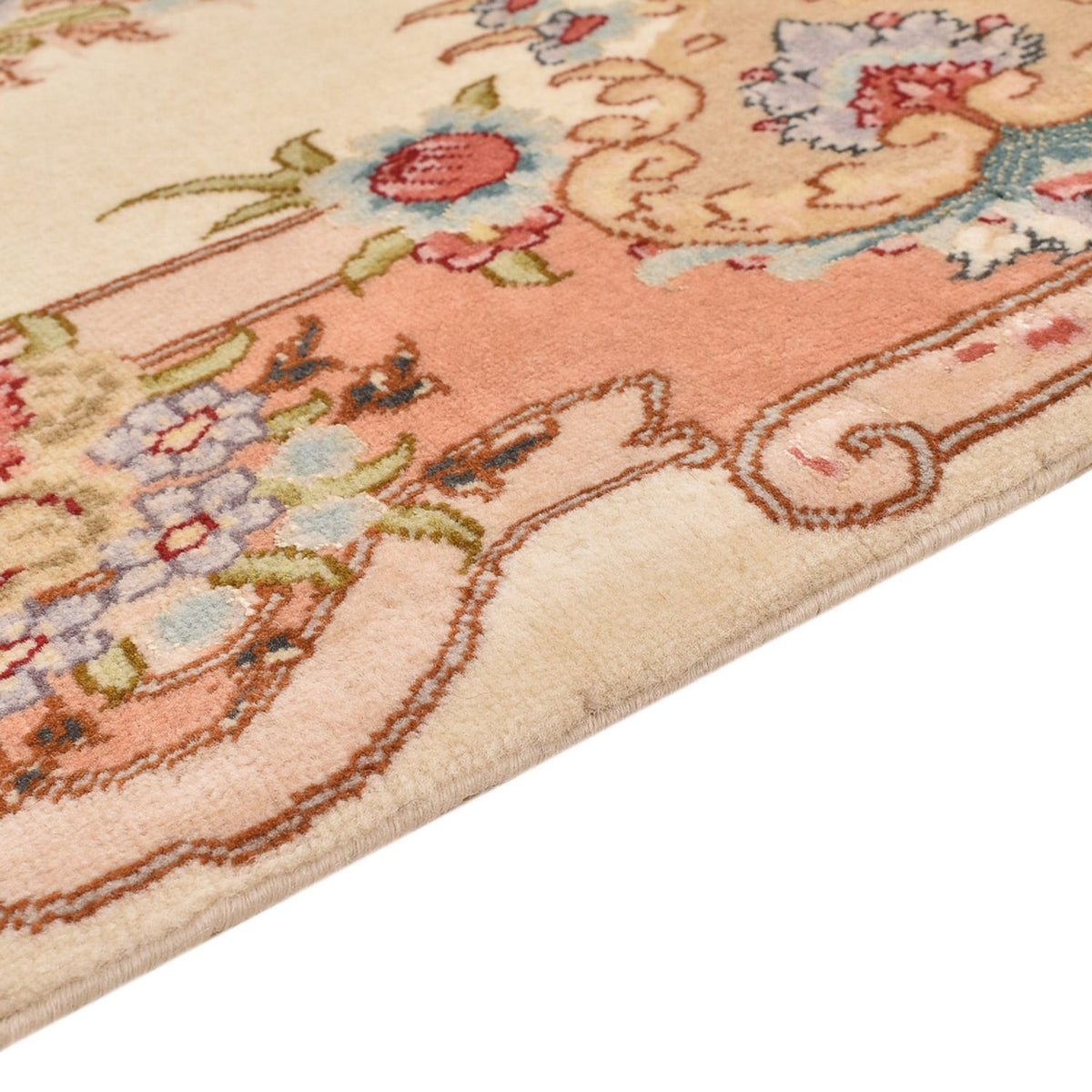 Täbriz - 50 Raj Teppich 104x169cm - Perserteppich - beige
