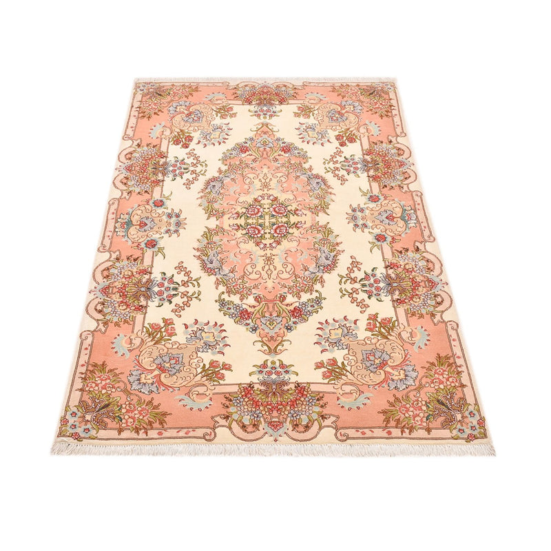 Täbriz - 50 Raj Teppich 104x169cm - Perserteppich - beige