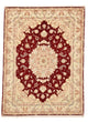 Täbriz - 50 Raj Teppich 152x200cm - Perserteppich - rot