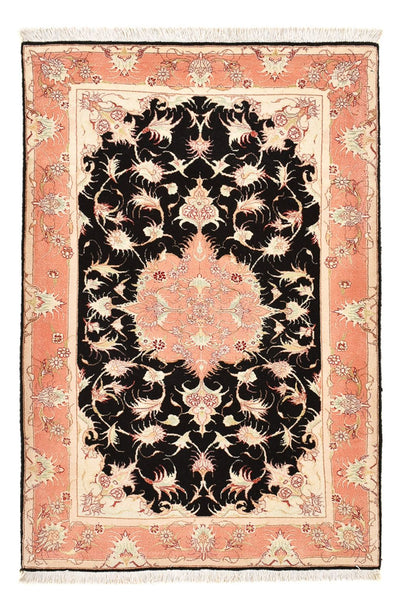 Täbriz - 50 Raj Teppich 75x116cm - Perserteppich - dunkelblau