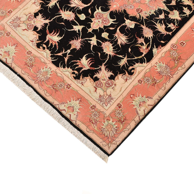 Täbriz - 50 Raj Teppich 75x116cm - Perserteppich - dunkelblau