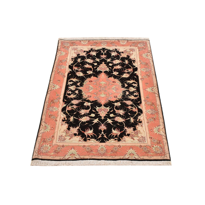 Täbriz - 50 Raj Teppich 75x116cm - Perserteppich - dunkelblau