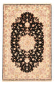 Täbriz - 50 Raj Teppich 165x251cm - Perserteppich - dunkelblau