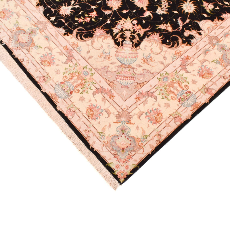 Täbriz - 50 Raj Teppich 165x251cm - Perserteppich - dunkelblau