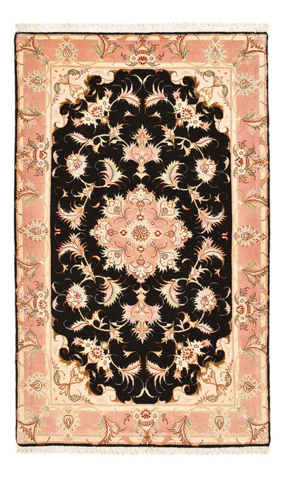 Täbriz - 50 Raj Teppich 74x123cm - Perserteppich - dunkelblau