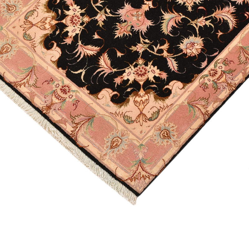 Täbriz - 50 Raj Teppich 74x123cm - Perserteppich - dunkelblau