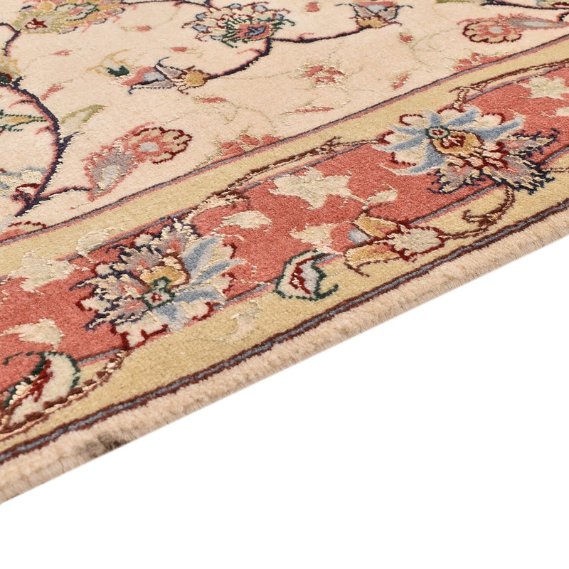 Täbriz - 50 Raj Teppich 80x204cm - Perserteppich - beige