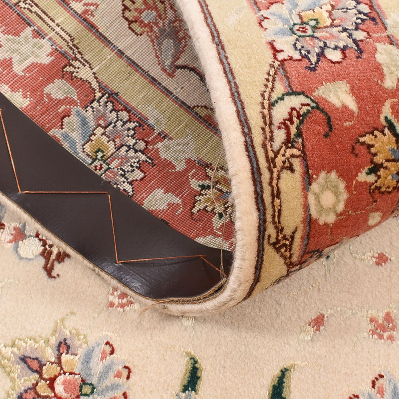 Täbriz - 50 Raj Teppich 80x204cm - Perserteppich - beige