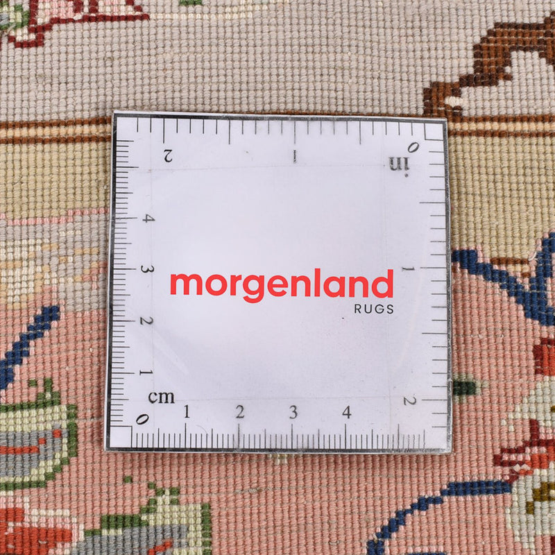 Täbriz - 50 Raj Teppich 102x149cm - Perserteppich - beige