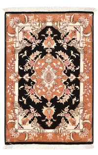 Täbriz - 50 Raj Teppich 59x88cm - Perserteppich - dunkelblau – product image