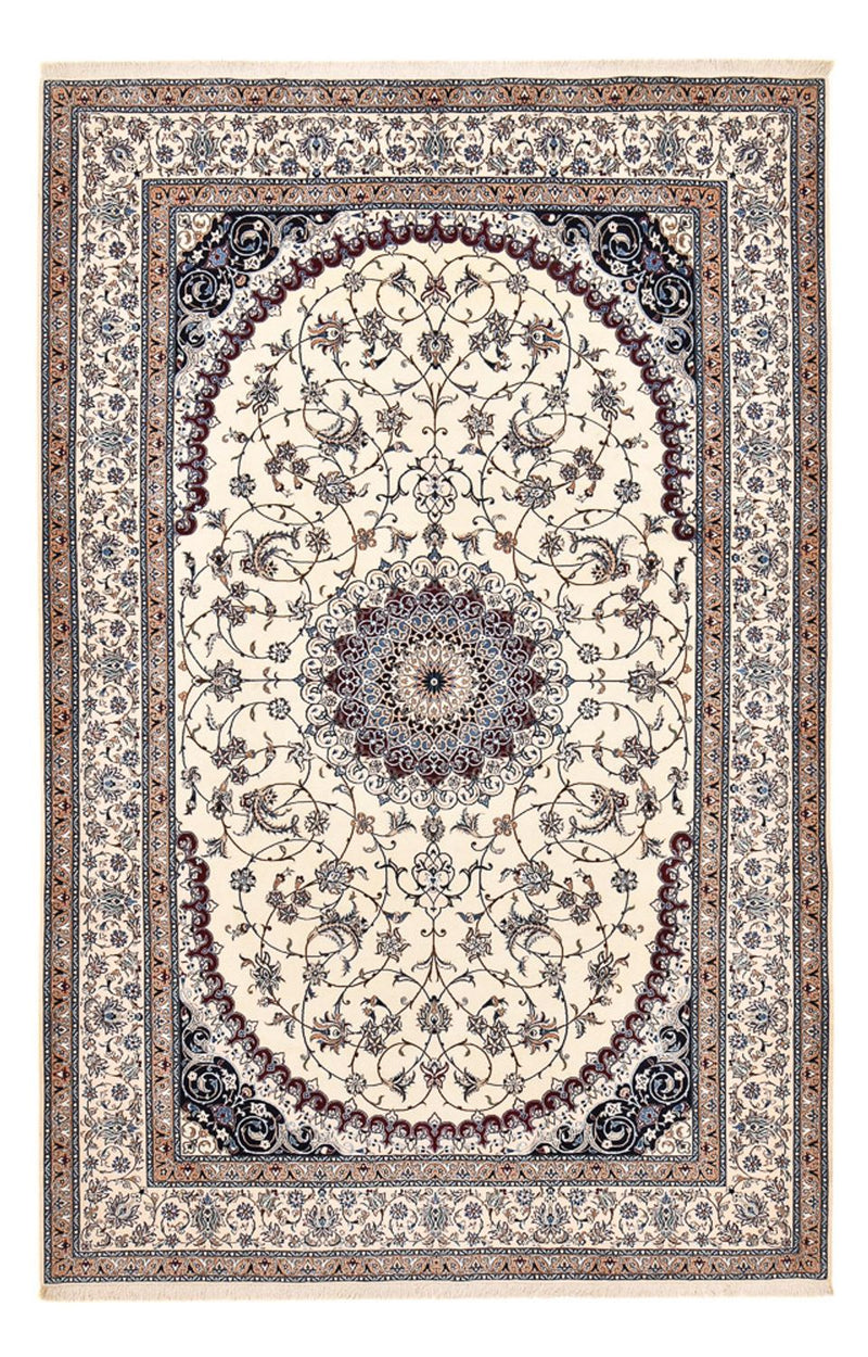 Nain - 6La Teppich 210x321cm - Perserteppich - creme