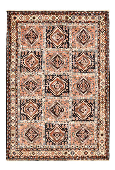 Yalameh Teppich 155x225cm - Perserteppich - hellrot