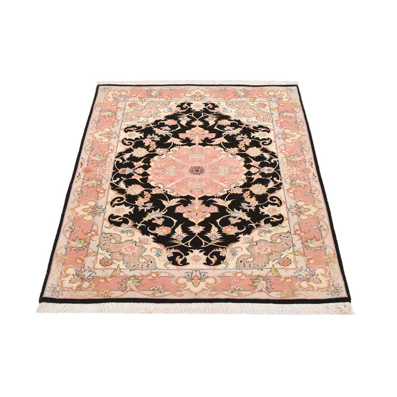 Täbriz - 60 Raj Teppich 100x145cm - Perserteppich - dunkelblau