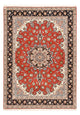 Täbriz - 50 Raj Teppich 155x218cm - Perserteppich - rot