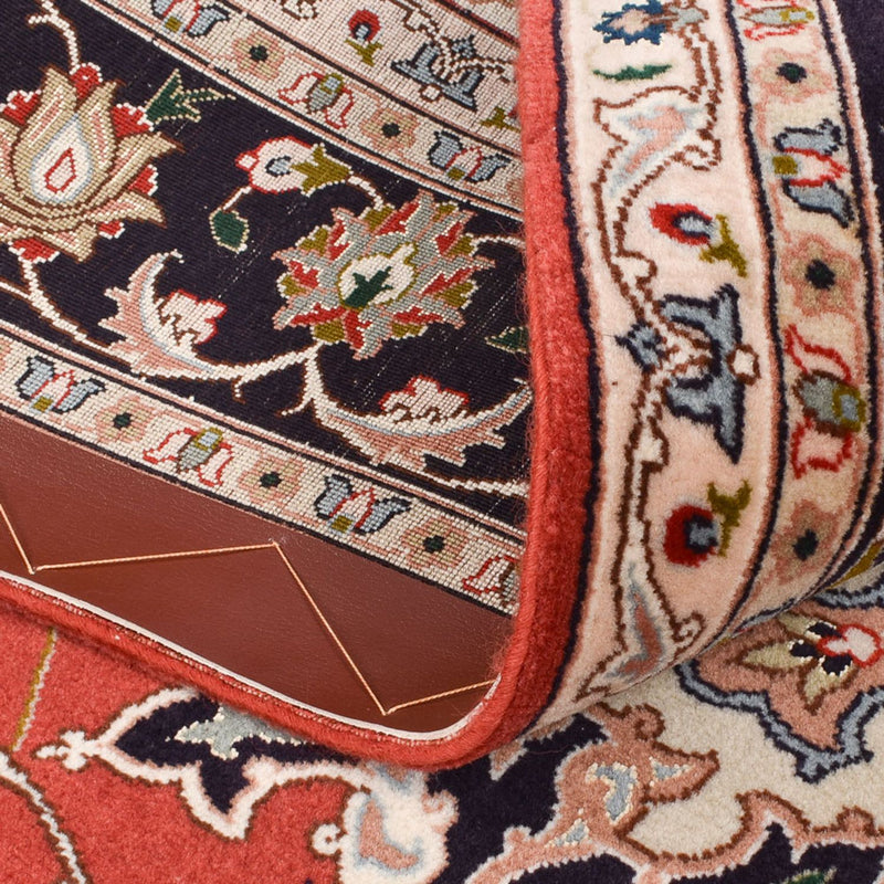 Täbriz - 50 Raj Teppich 155x218cm - Perserteppich - rot