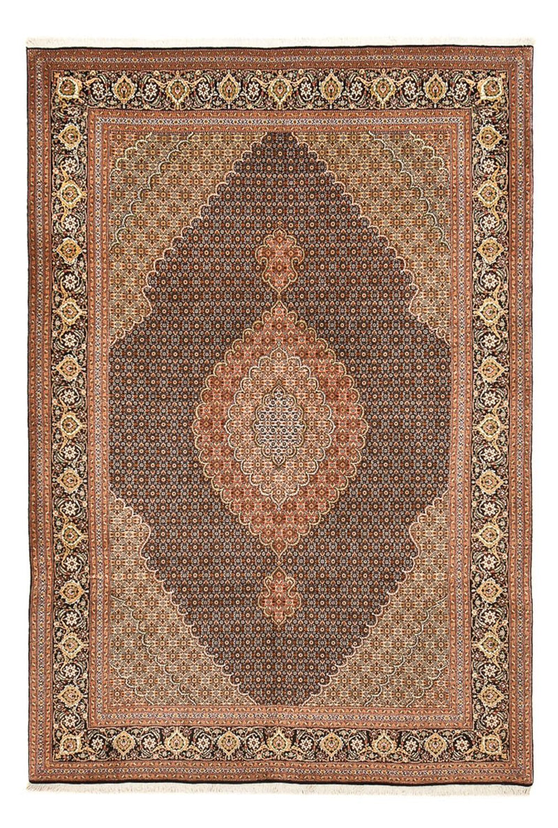 Täbriz - 50 Raj Teppich 203x303cm - Perserteppich - dunkelbeige