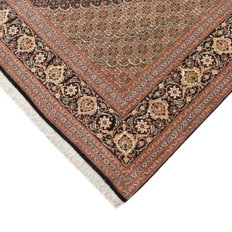 Täbriz - 50 Raj Teppich 203x303cm - Perserteppich - dunkelbeige
