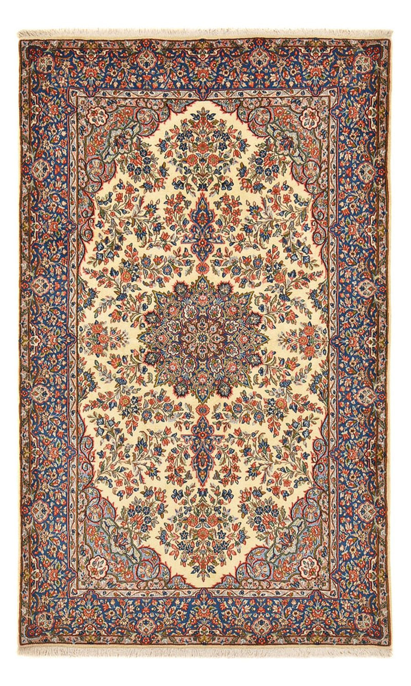Rafsanjan Teppich 148x245cm - Perserteppich - dunkelbeige