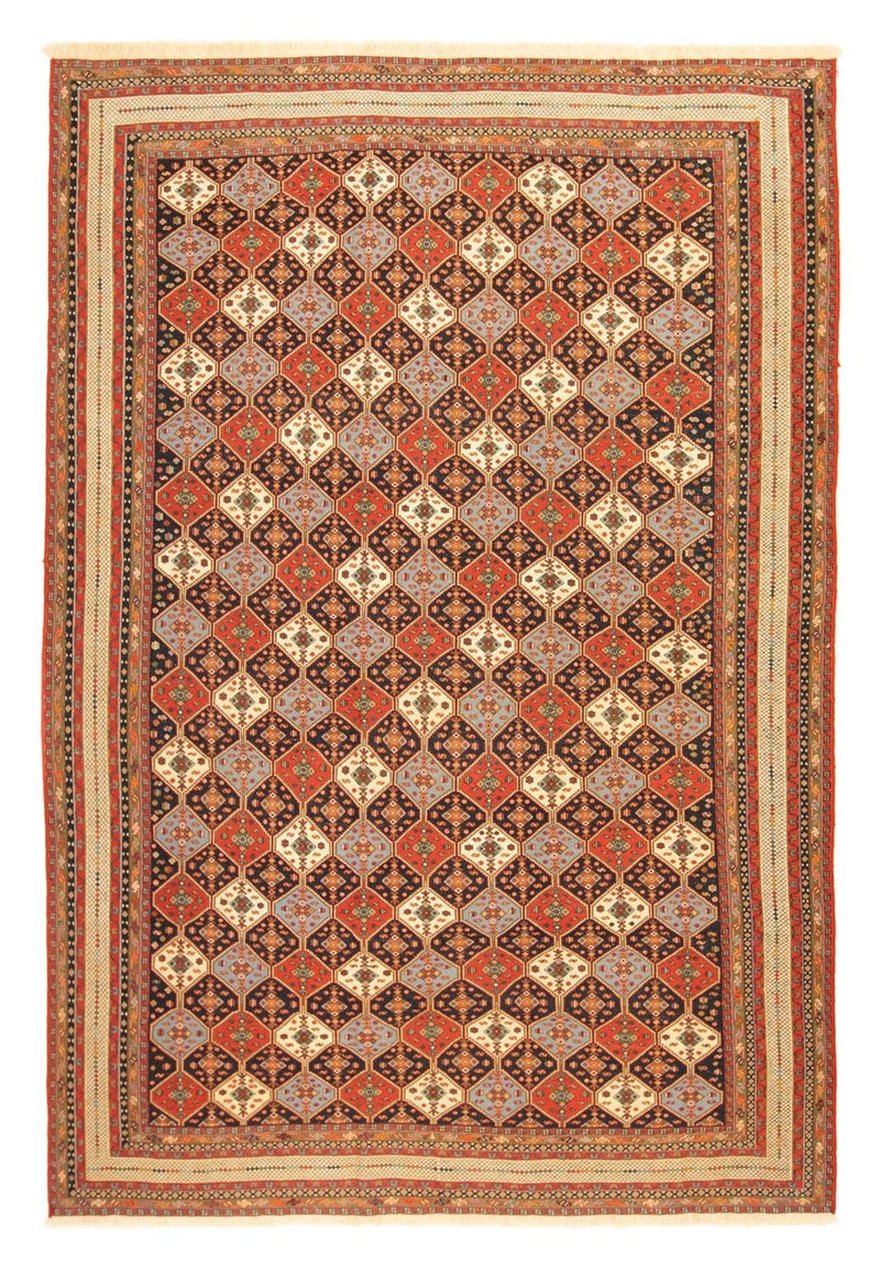Afshar Sirjan Teppich 196x278cm - Perserteppich - mehrfarbig