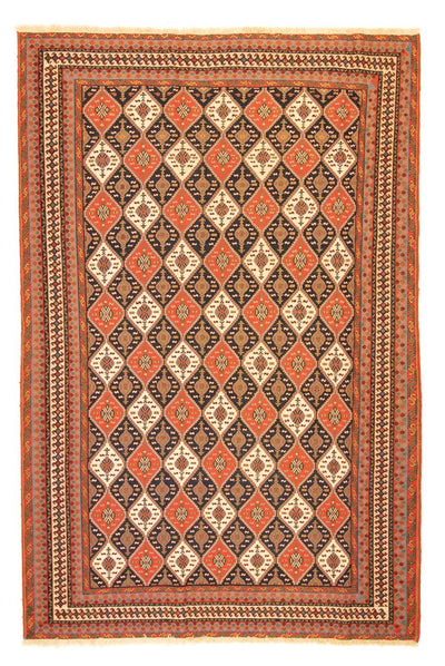 Afshar Sirjan Teppich 198x288cm - Perserteppich - mehrfarbig