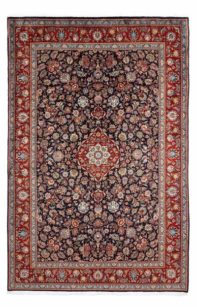 Golpayegan Teppich 210x302cm - Perserteppich - dunkelblau