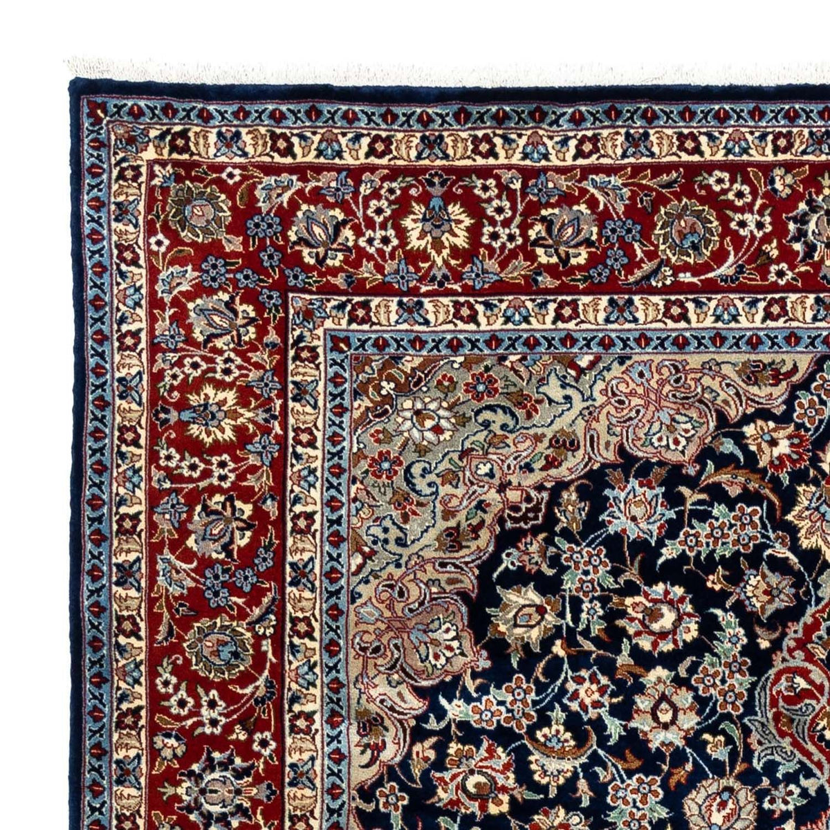 Golpayegan Teppich 213x295cm - Perserteppich - dunkelblau
