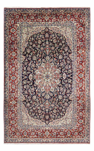 Golpayegan Teppich 217x325cm - Perserteppich - dunkelblau