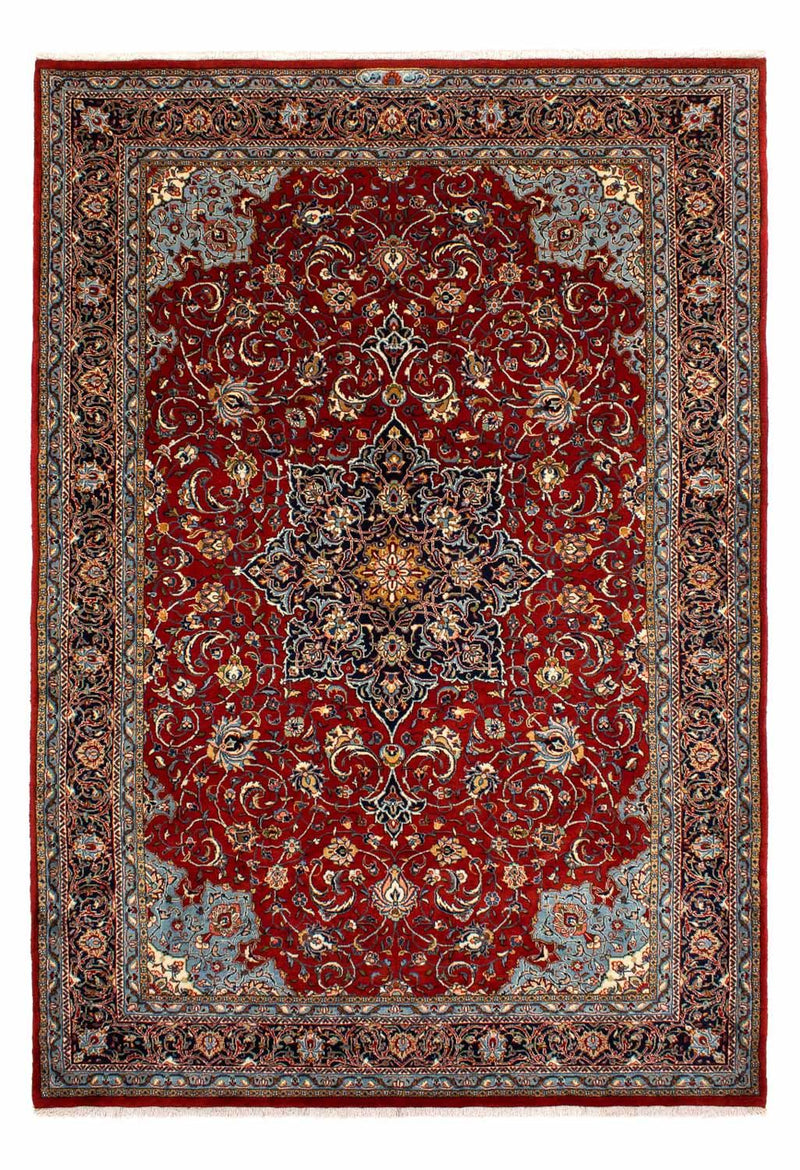 Golpayegan Teppich 214x312cm - Perserteppich - dunkelrot