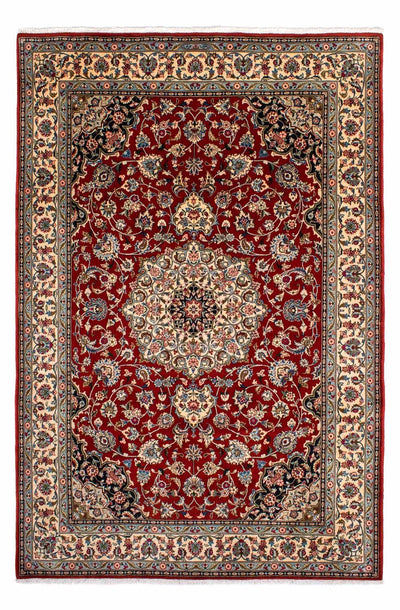 Sarough Teppich 200x295cm - Perserteppich - dunkelrot