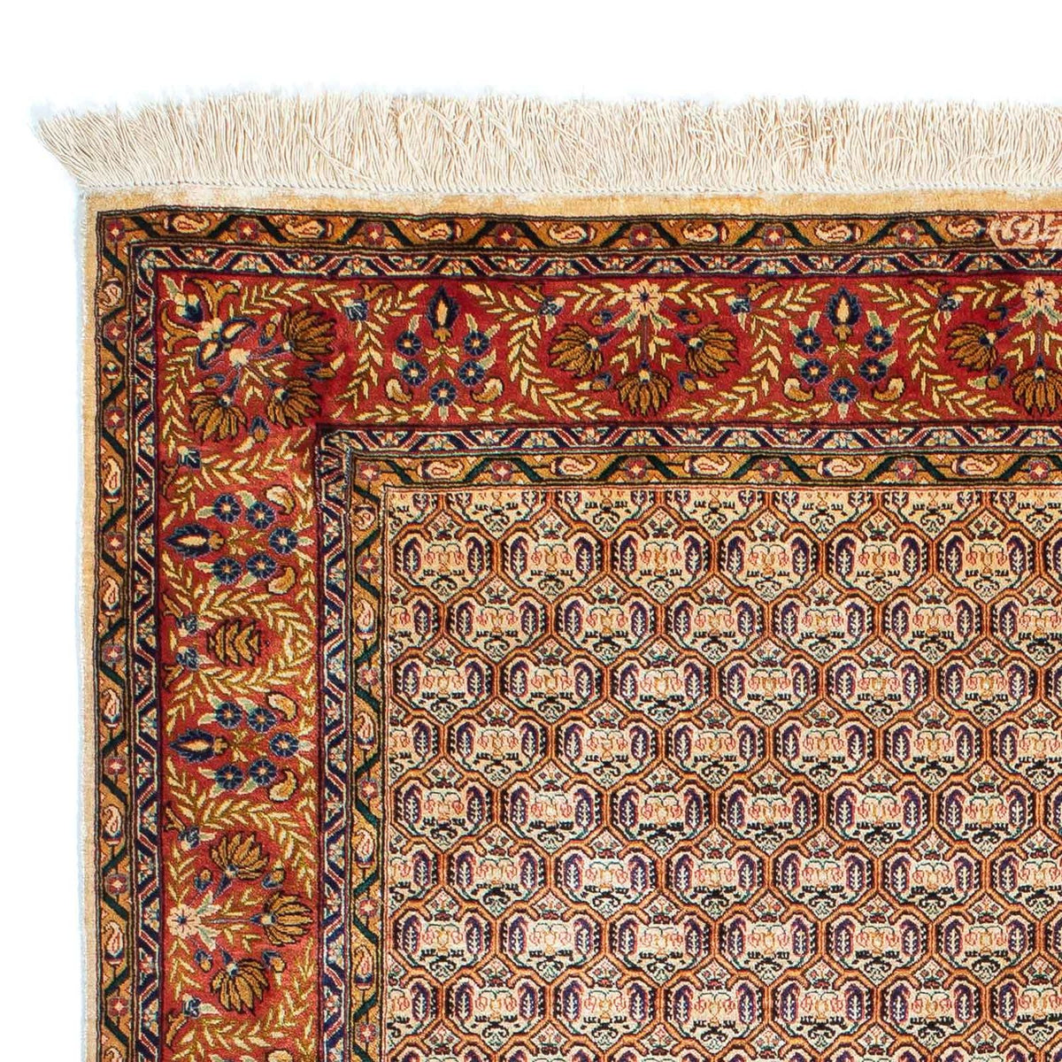 Ghom Teppich 106x150cm - Perserteppich - mehrfarbig