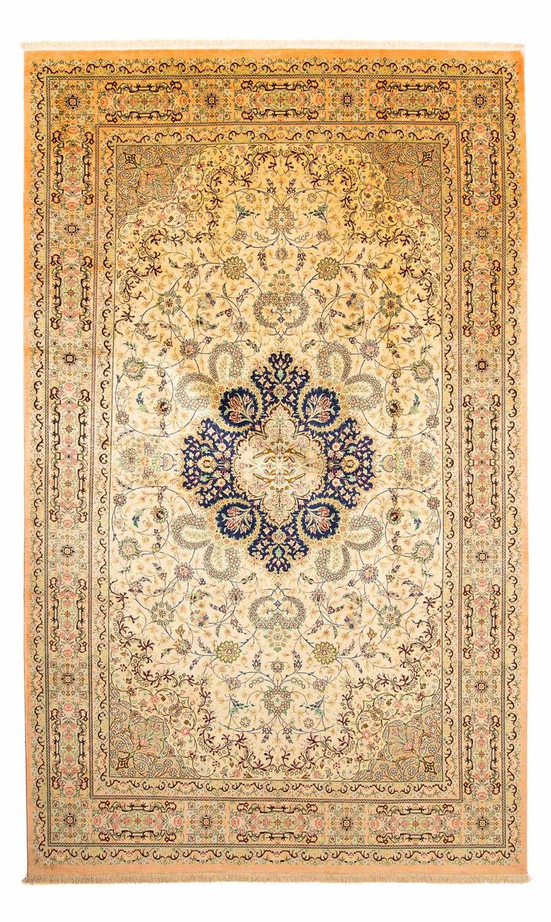 Ghom Teppich 198x324cm - Perserteppich - beige