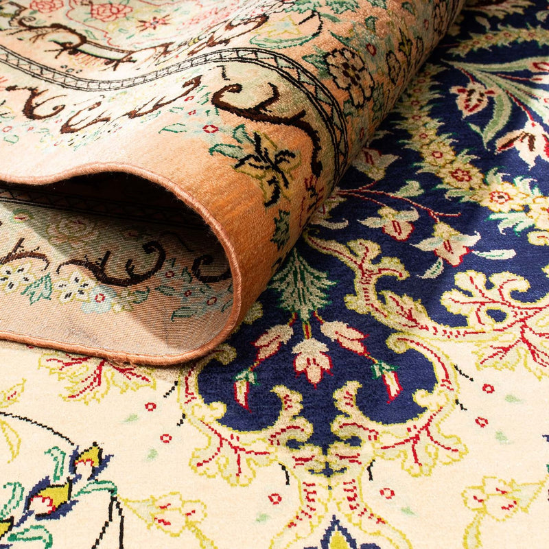 Ghom Teppich 198x324cm - Perserteppich - beige