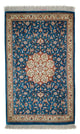 Ghom Teppich 57x92cm - Perserteppich - dunkelblau