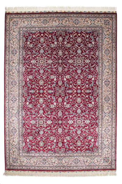 Hereke Teppich 170x246cm - Orientteppich - dunkelrot